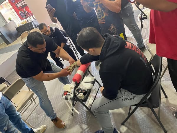 ‘Matador’ López da cátedra de vendaje en Ciudad Juárez