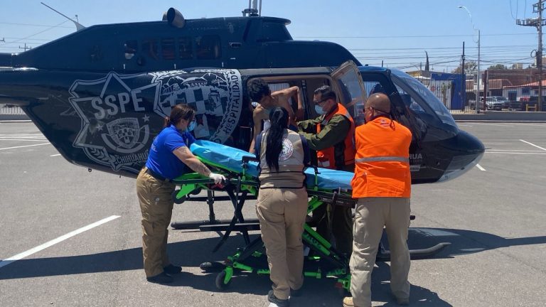 Realiza CEPC rescate aéreo de joven extraviado