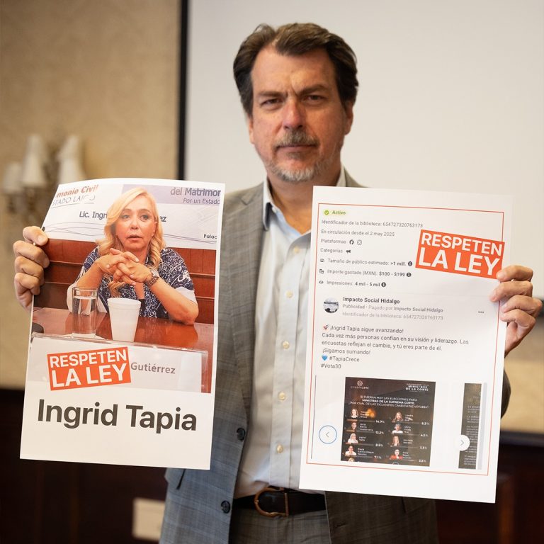 Denuncia candidato a Magistrado posibles violaciones a la Ley Electoral