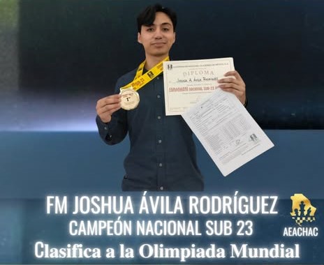 Juarense gana oro en ajedrez y obtiene boleto a Olimpiada Mundial 2026