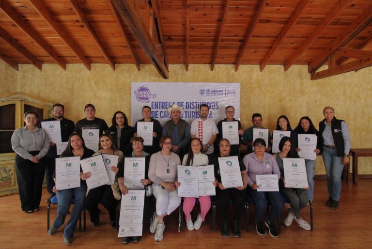 Entregan Distintivos de Calidad Turística en el Pueblo Mágico de Creel