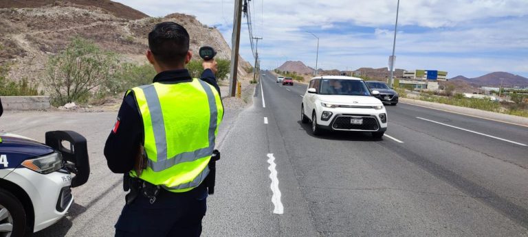 Por exceso de velocidad sancionó Movilidad a 330 conductores durante la semana del 12 al 17 de mayo