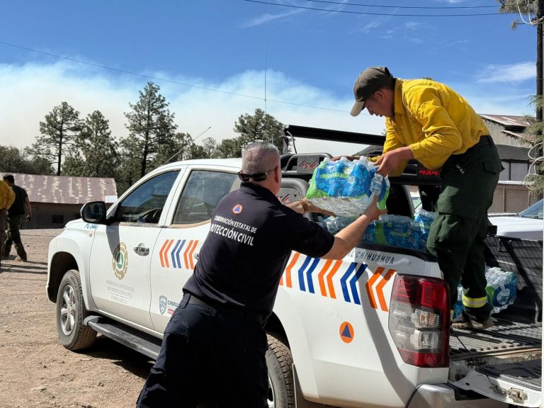 Entrega Estado insumos a brigadistas en Madera para fortalecer la capacidad de atención a emergencias