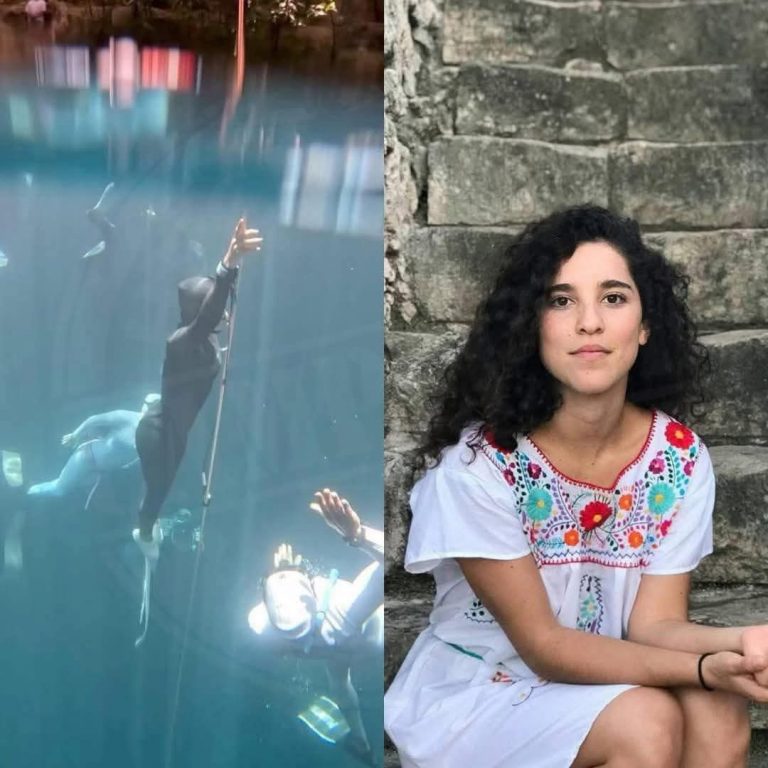 CAMILA JABER ROMPE RÉCORD NACIONAL DE APNEA EN CENOTE DE IZAMAL