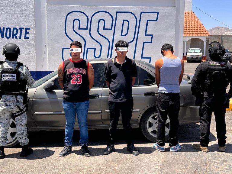 Arresta SSPE a 3 presuntos involucrados en delito de privación de la libertad en Juárez