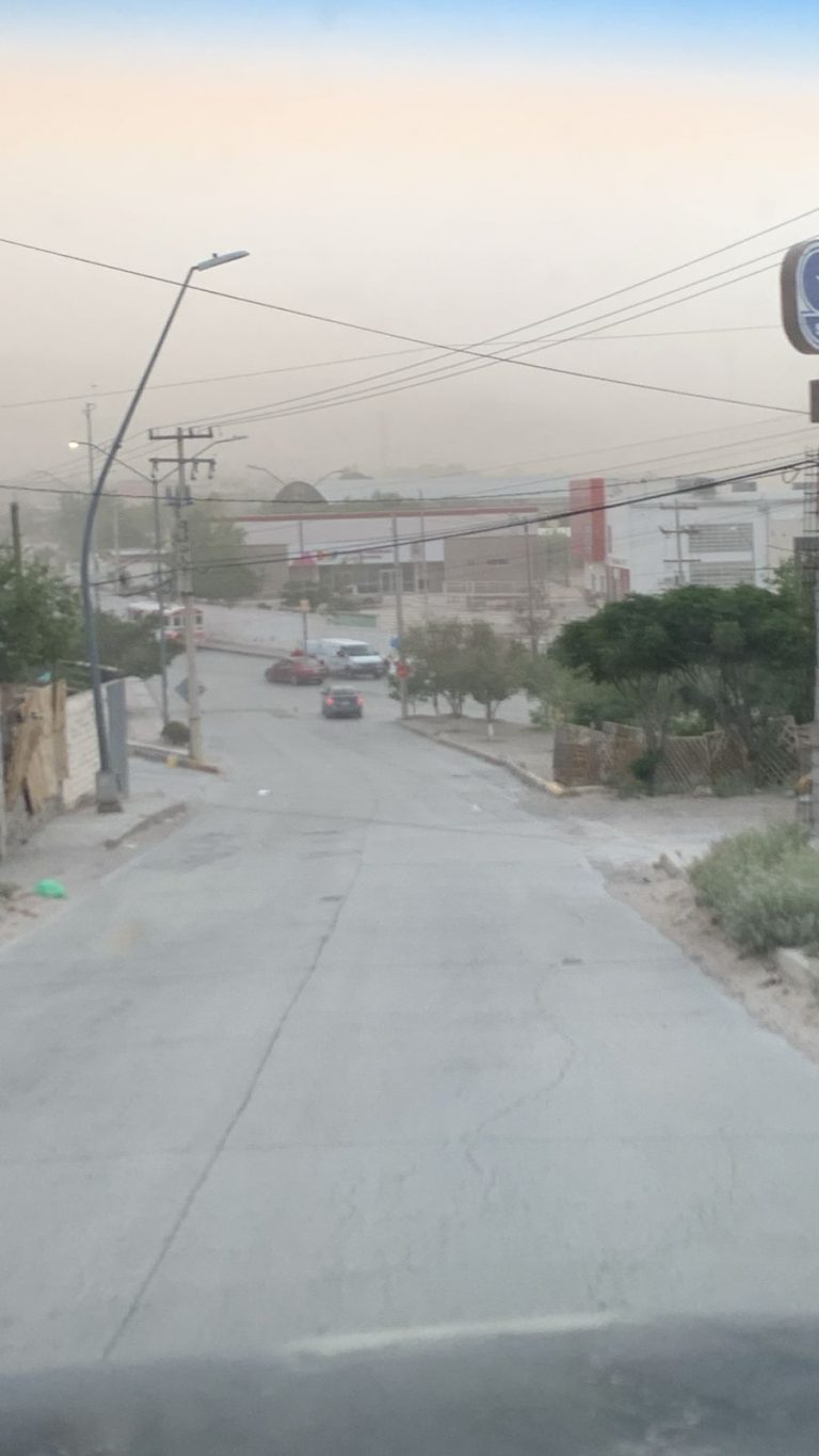 Se desplaza sexta tormenta de arena sobre territorio chihuahuense
