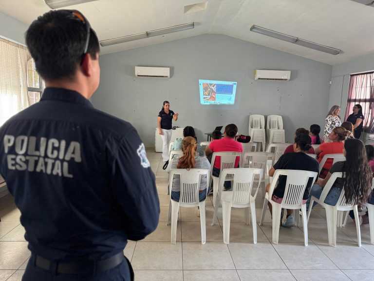 Promueve SSPE crianza positiva y prevención de violencia familiar en primaria Glorias del Deporte de Ciudad Delicias