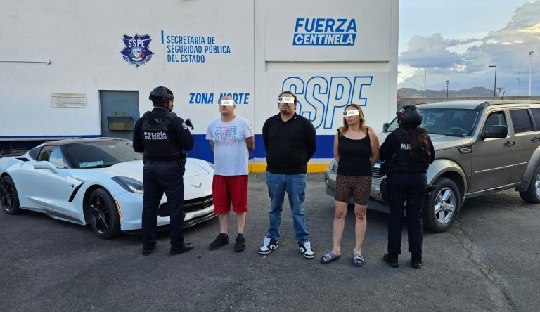 Detiene Policía del Estado a grupo con más de medio kilo de fentanilo en Ciudad Juárez