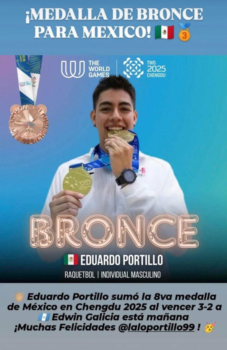 Conquista chihuahuense medalla de bronce en China