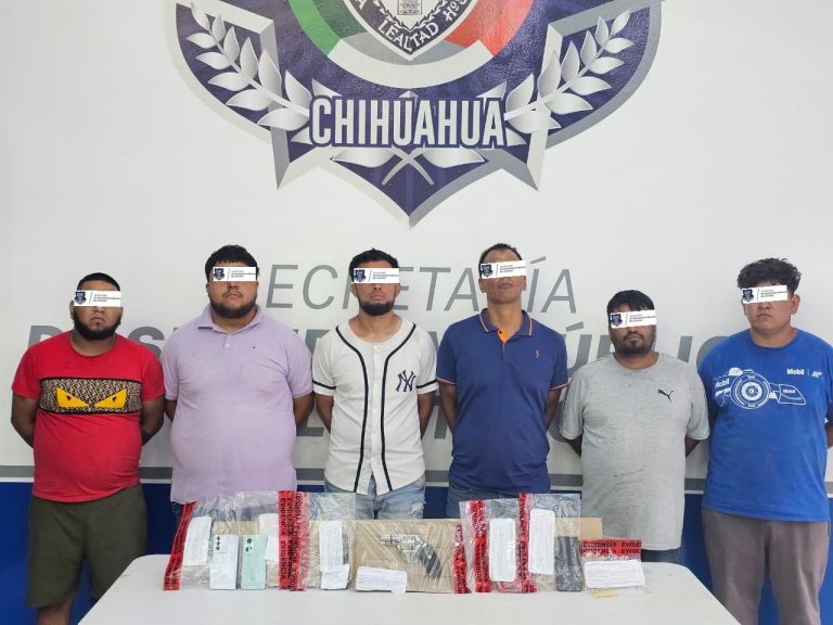 Detiene SSPE a seis sujetos por privación ilegal de la libertad en Ciudad Juárez
