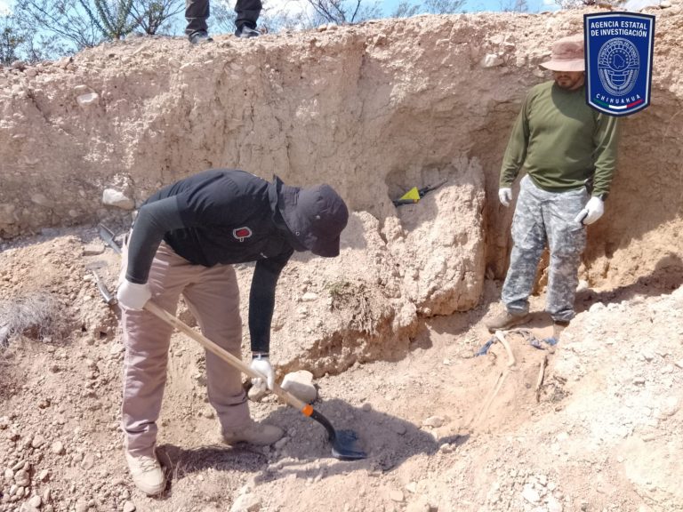 Localizan dos osamentas durante rastreo en Práxedis G. Guerrero