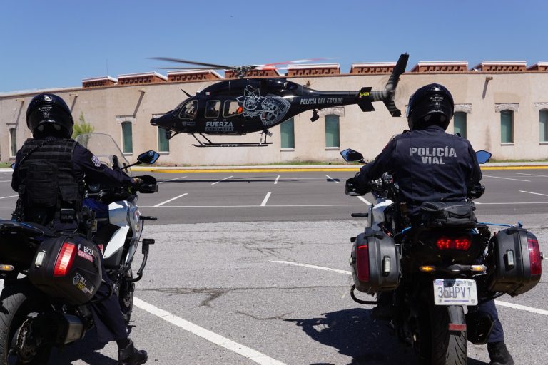 Efectúa SSPE traslado aeromédico de dos policías lesionados en Guadalupe y Calvo