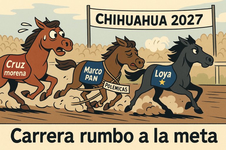 Chihuahua 2027: Crisis para Cruz debilita a Morena oportunidad para Loya, Marco se mantiene pero no crece