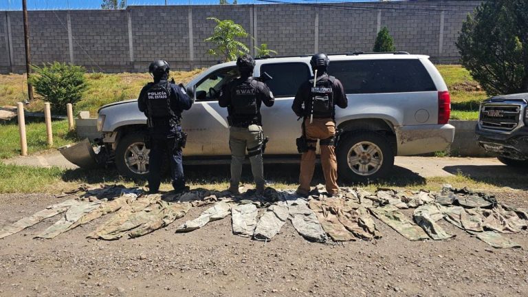 Incauta SSPE armas, municiones, droga y equipo táctico, durante operativo interinstitucional
