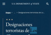 Designan nuevos grupos terroristas en Ecuador