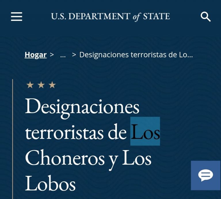 Designan nuevos grupos terroristas en Ecuador