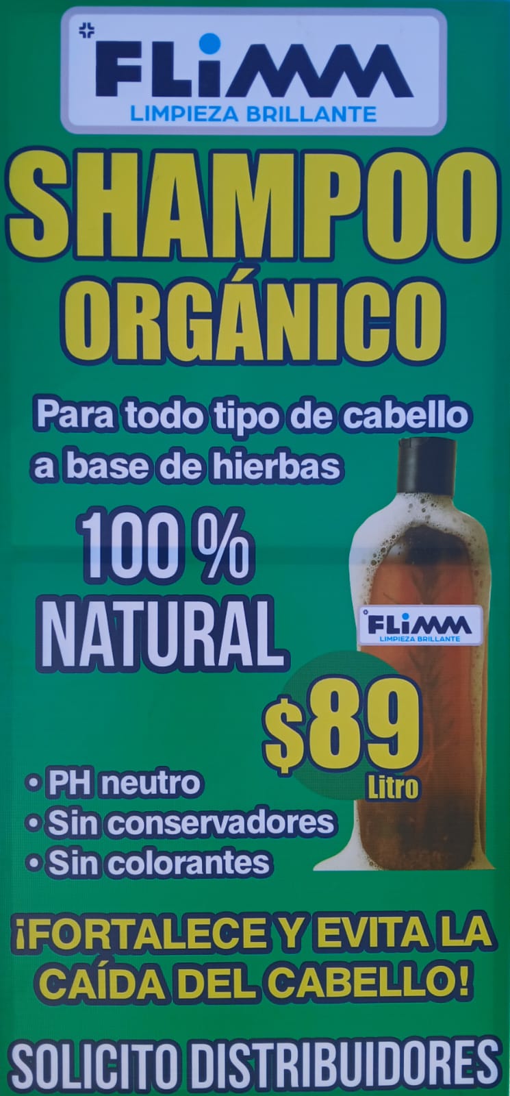 Lanza chihuahuense exitoso shampoo orgánico