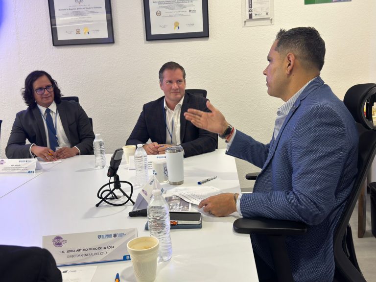 Encabeza titular de la SSPE reunión con representantes de Grupo Académico de la UACJ y UTEP en Ciudad Juárez