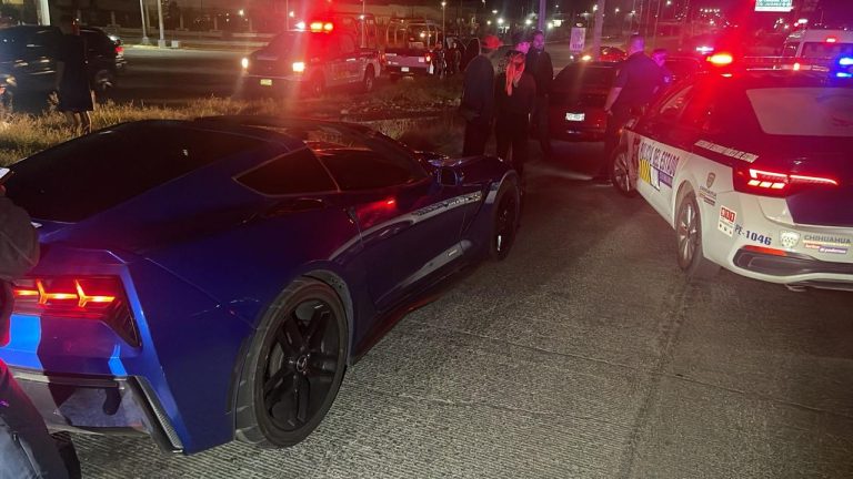 Asegura Policía Vial de la SSPE vehículos en carrera clandestina