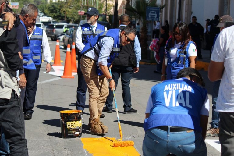 Supervisa Gilberto Loya avances del programa “Chihuahua se pinta Seguro”