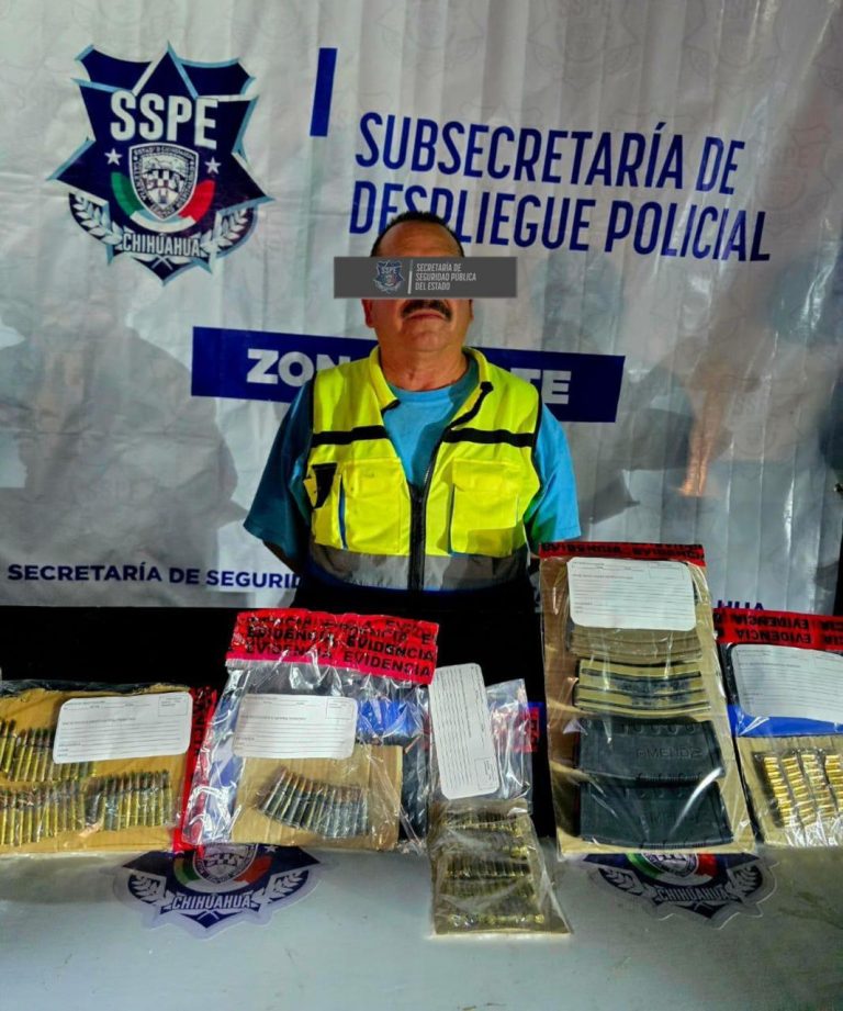 Desmantela SSPE yonke con vehículos robados, autopartes alteradas, cargadores y municiones en San Buenaventura