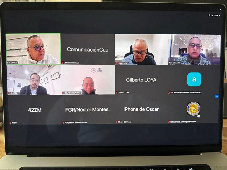 Supervisan autoridades resultados de seguridad en el estado en Mesa Estatal de Construcción de Paz