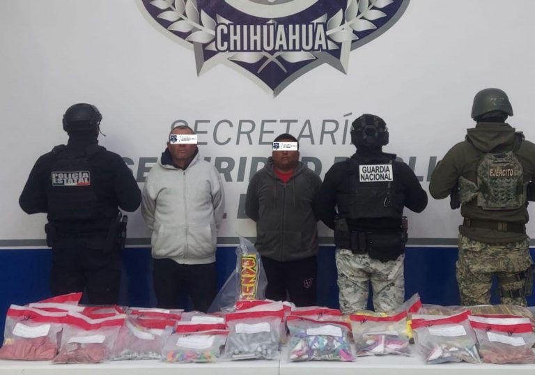 Detiene SSPE a dos hombres con más de 2 mil 500 piezas de pirotecnia en Ciudad Juárez