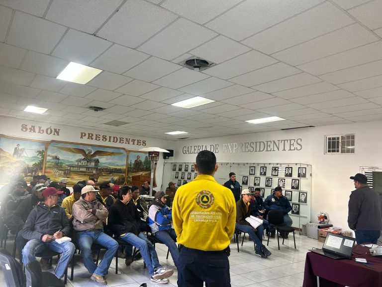 Capacita Protección Civil a brigadas forestales en Madera