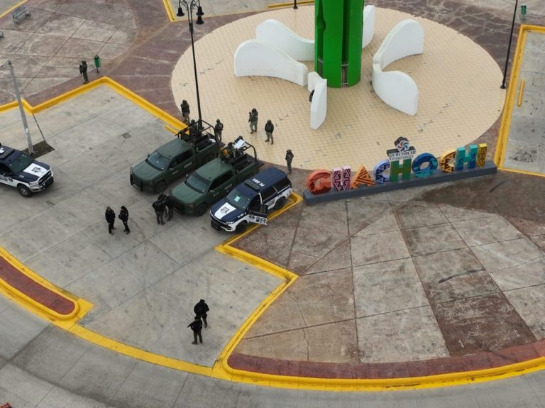 Refuerza SSPE operativo en Guachochi con fuerzas especiales