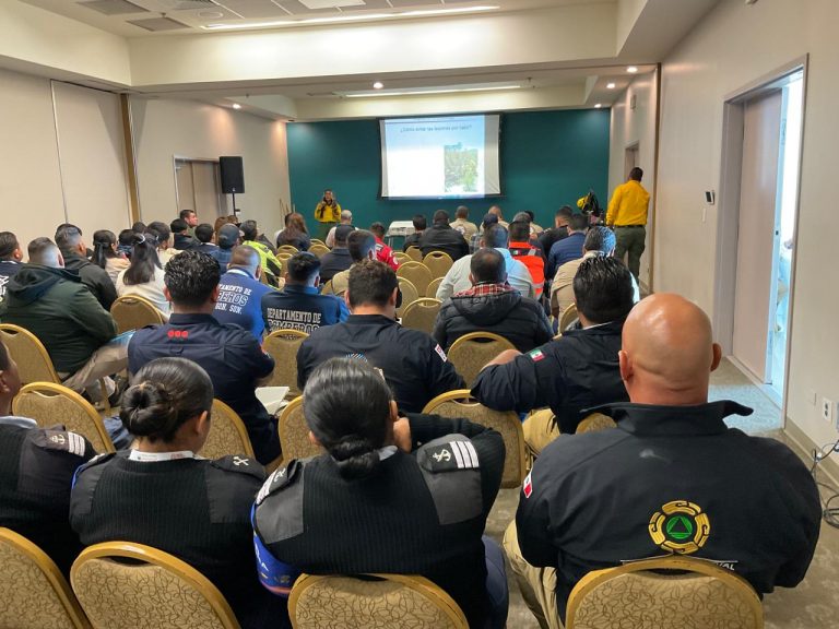 Recibe capacitación CEPC en prevención y combate de incendios forestales