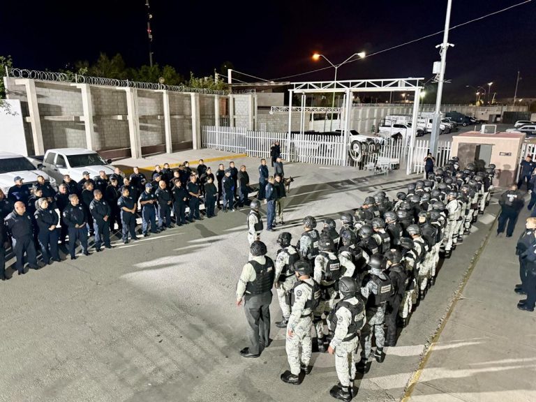 Gran operativo en Cereso No. 3 de Juárez; SSPE asegura objetos prohibidos